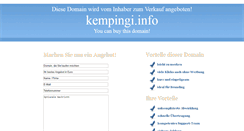 Desktop Screenshot of kempingi.info
